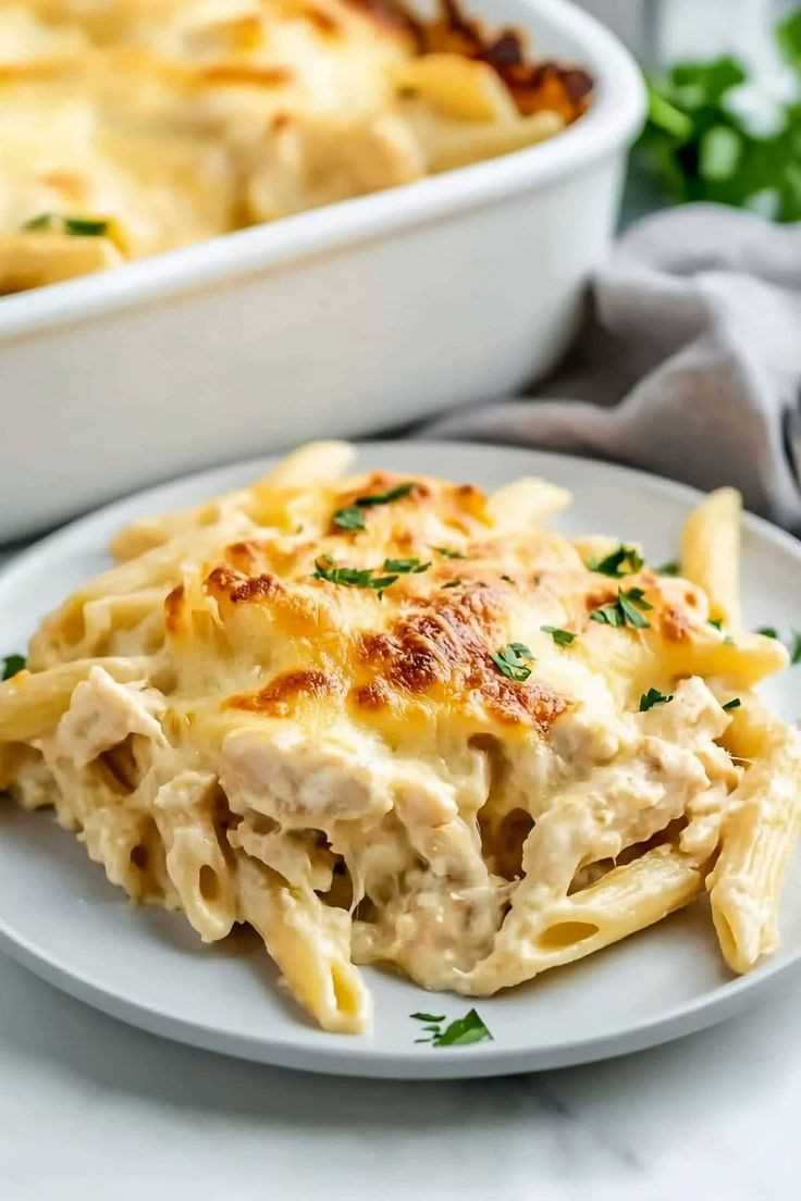 Chicken Alfredo Casserole