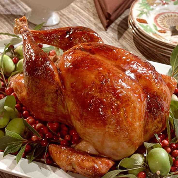 Roasted-Turkey-with-Cranberry-Sauce-as-one-the-Christmas-dinner-ideas