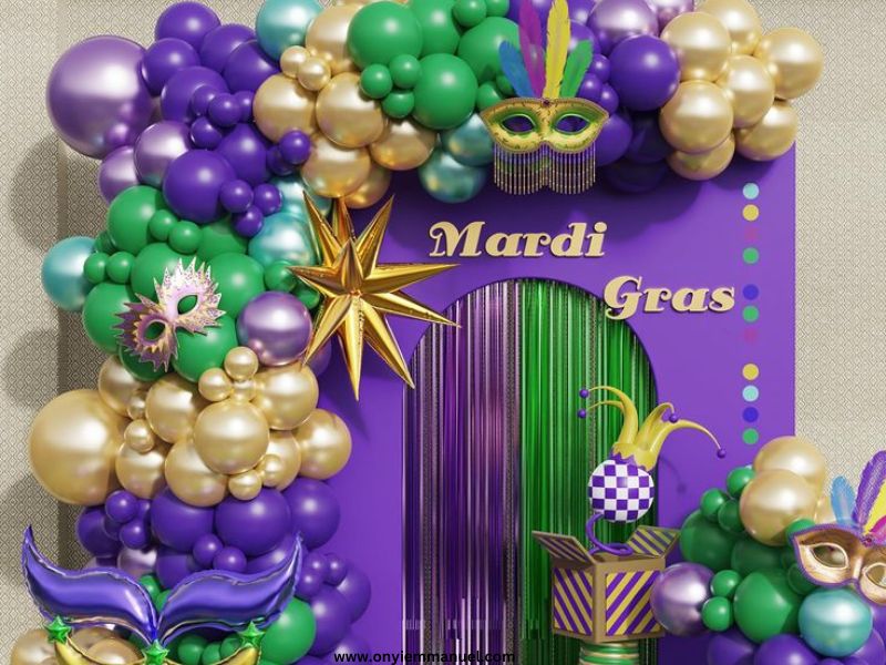 DIY- Mardi- Gras- Decorations