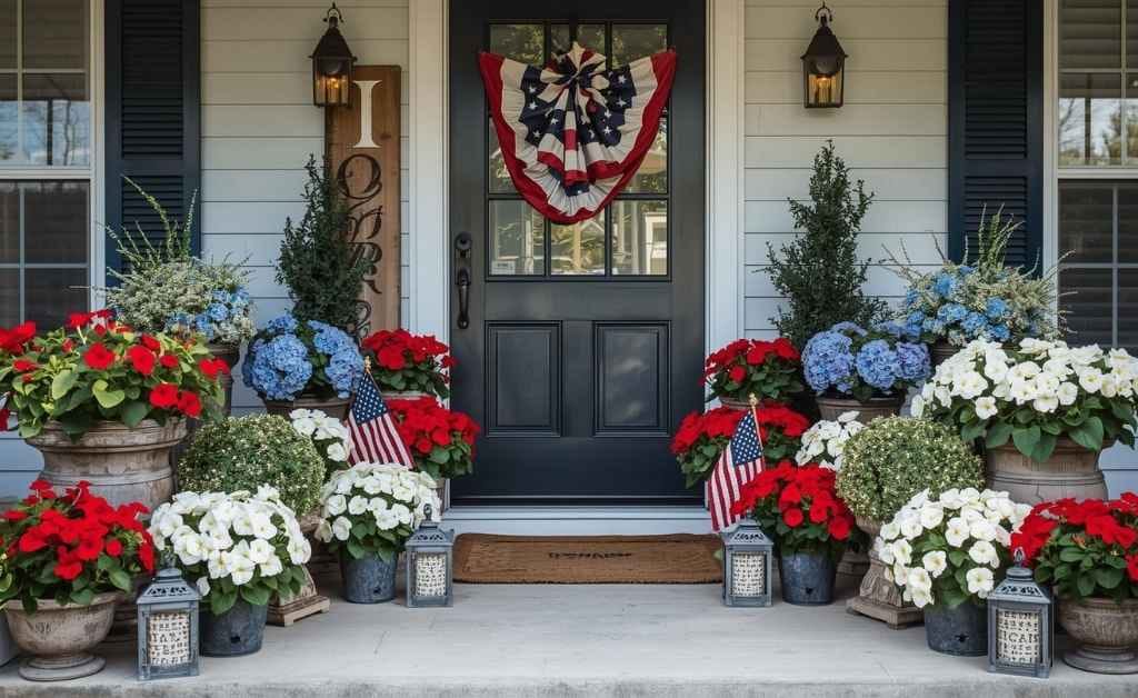 Patriotic Front Porch Decor Ideas
